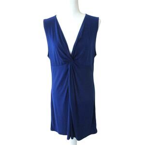 Wear Abouts Women's Blue Sleeveless Stretch Pull Over Dress Size XL